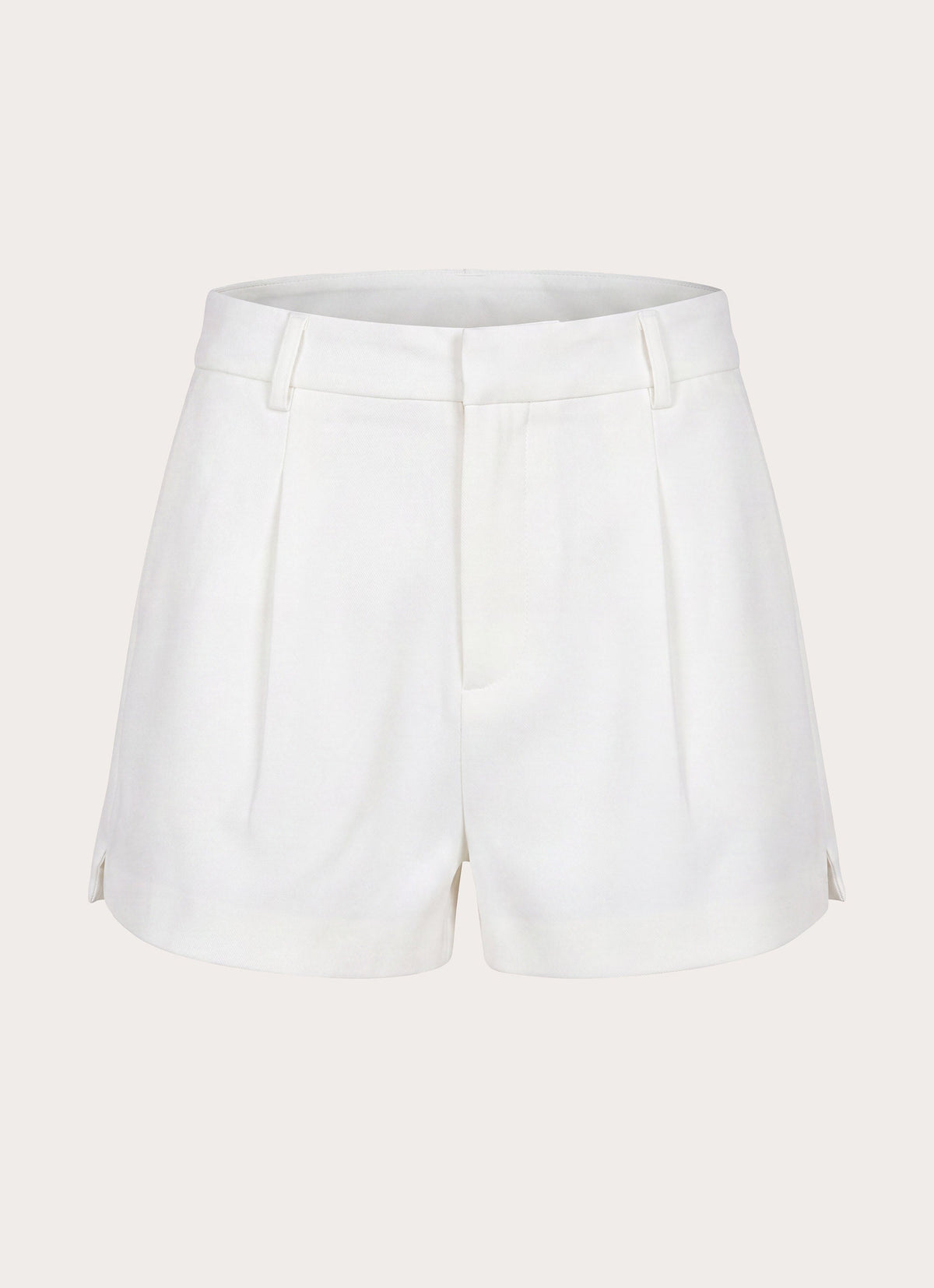 Asher Suiting Shorts - White