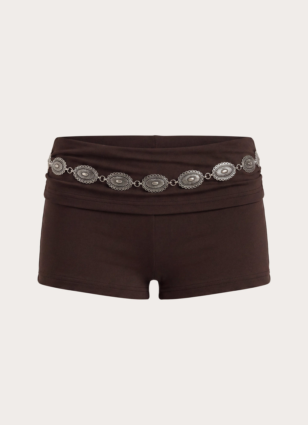 Coma Belt Low Rise Shorts - Chocolate