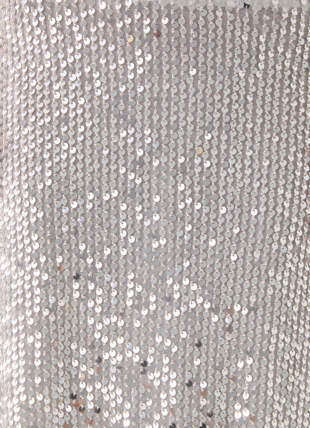 Evodia Sequin Midi Skirt - Silver