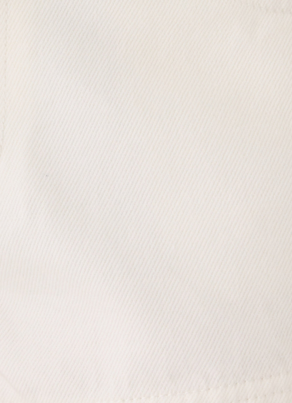 Karter Denim Low Rise Short - White