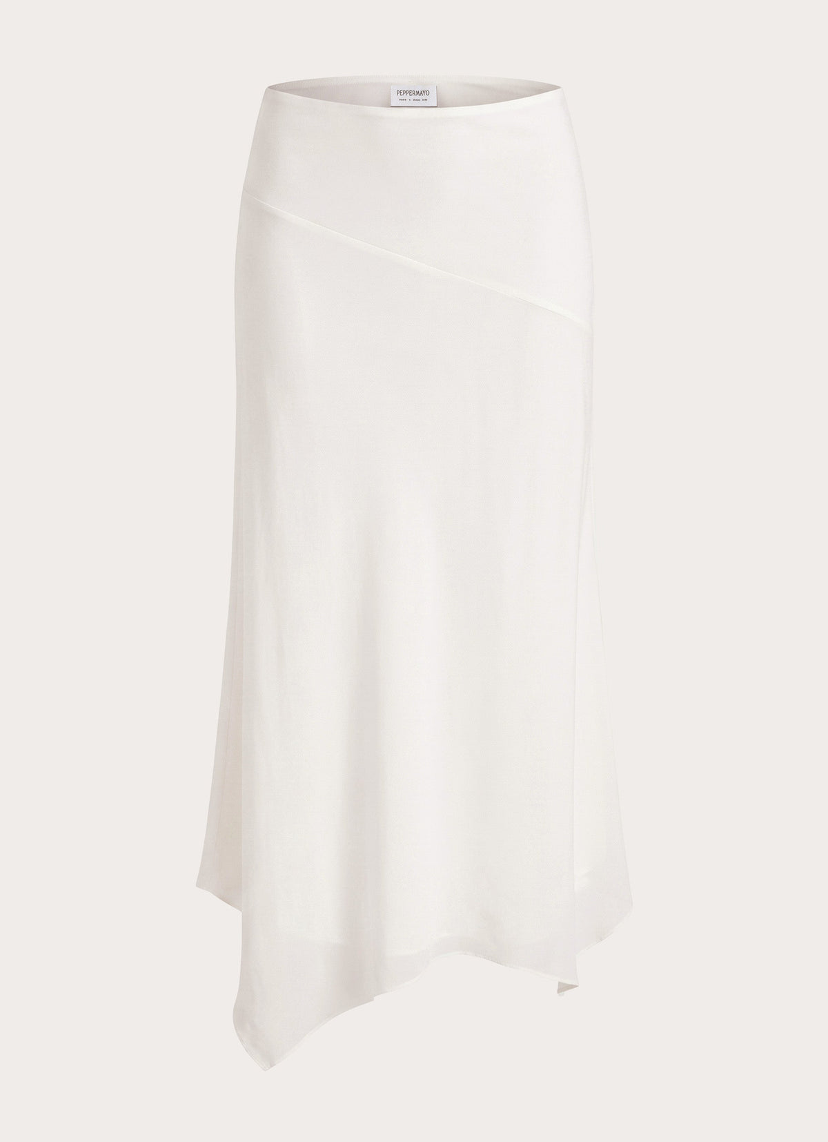 Kerrie Hanky Midi Skirt - White