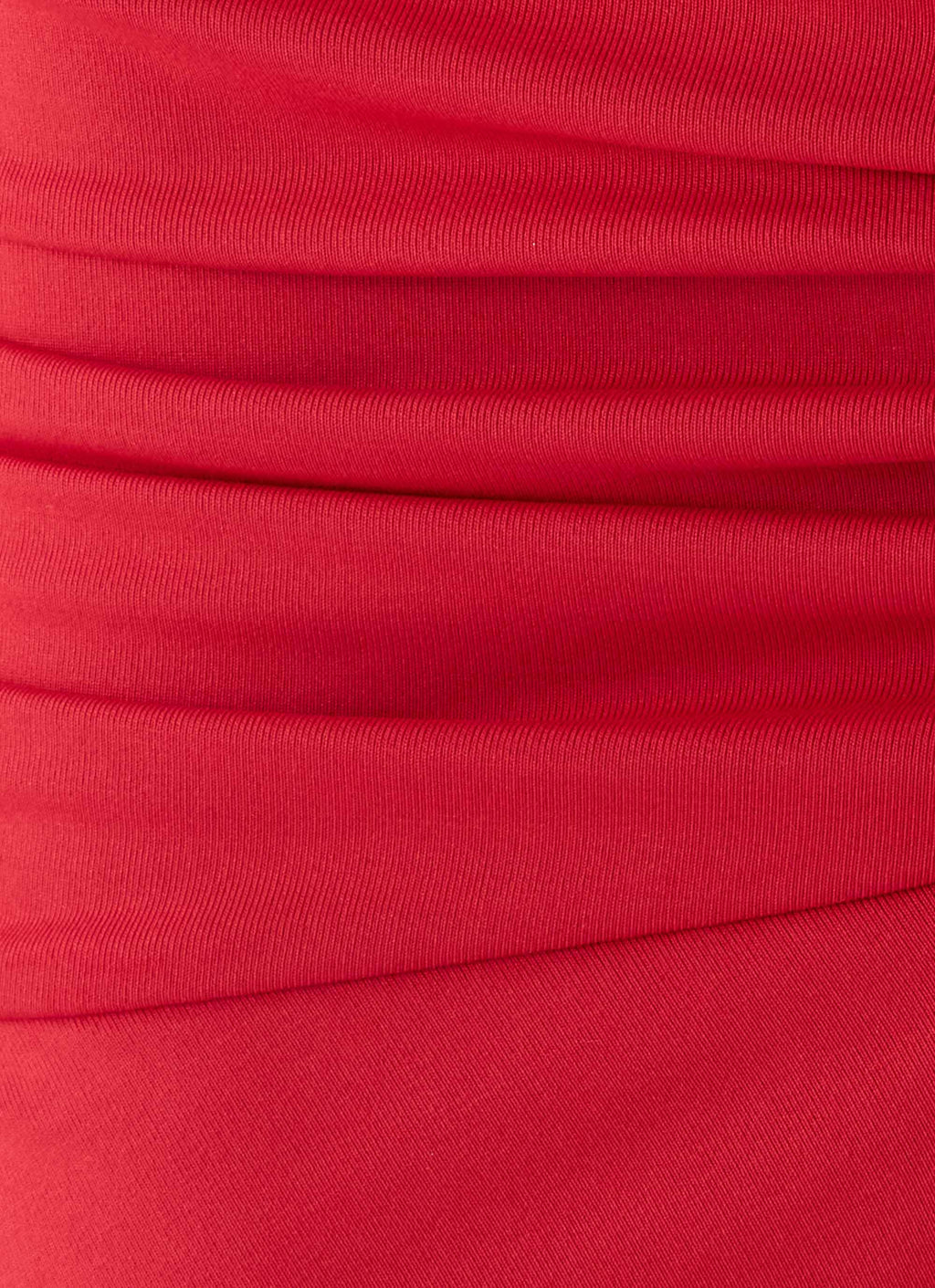 Madelyne Jersey Midi Skirt - Chilli Red