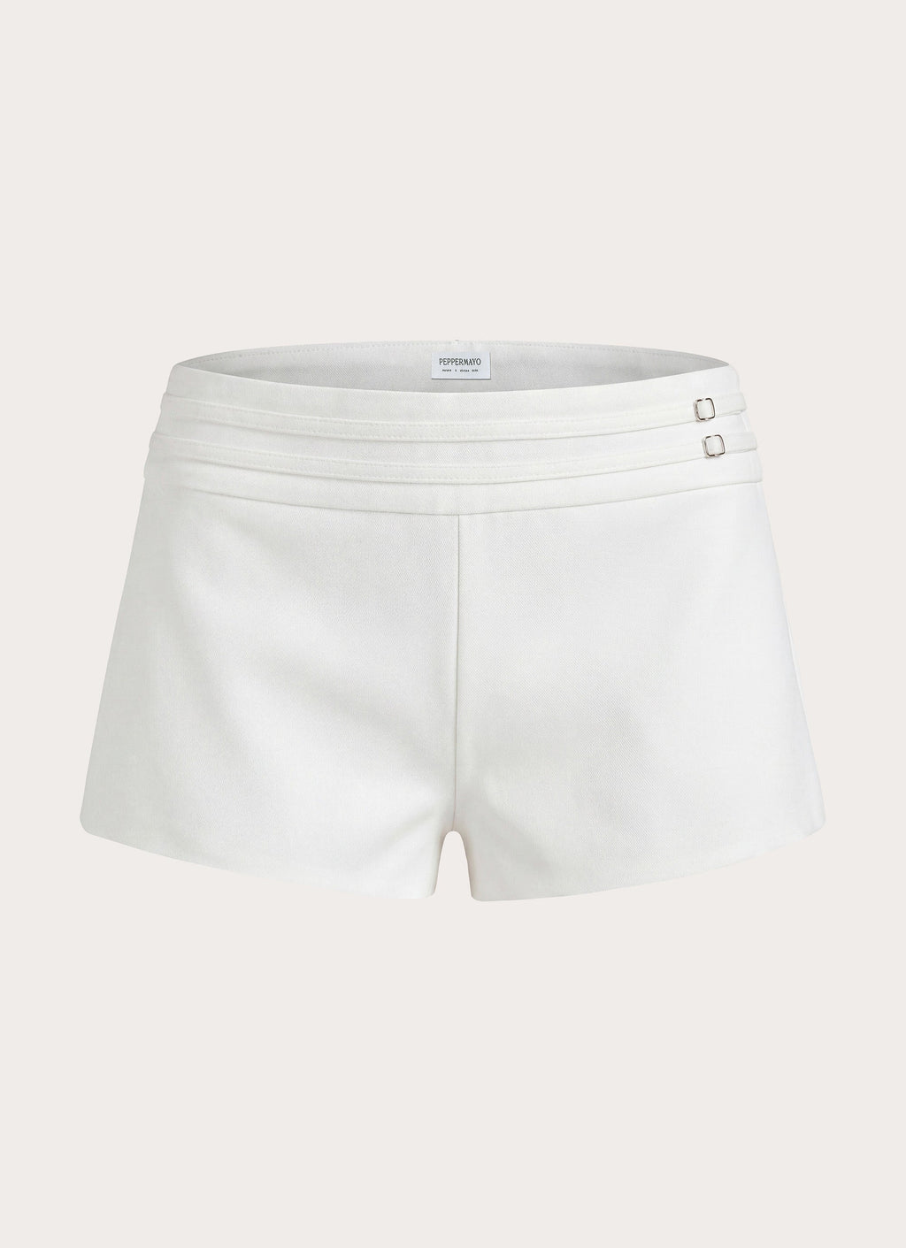 Swarov Low Rise Shorts - White