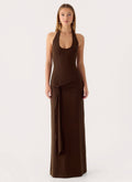 Vedetta Maxi Dress - Chocolate