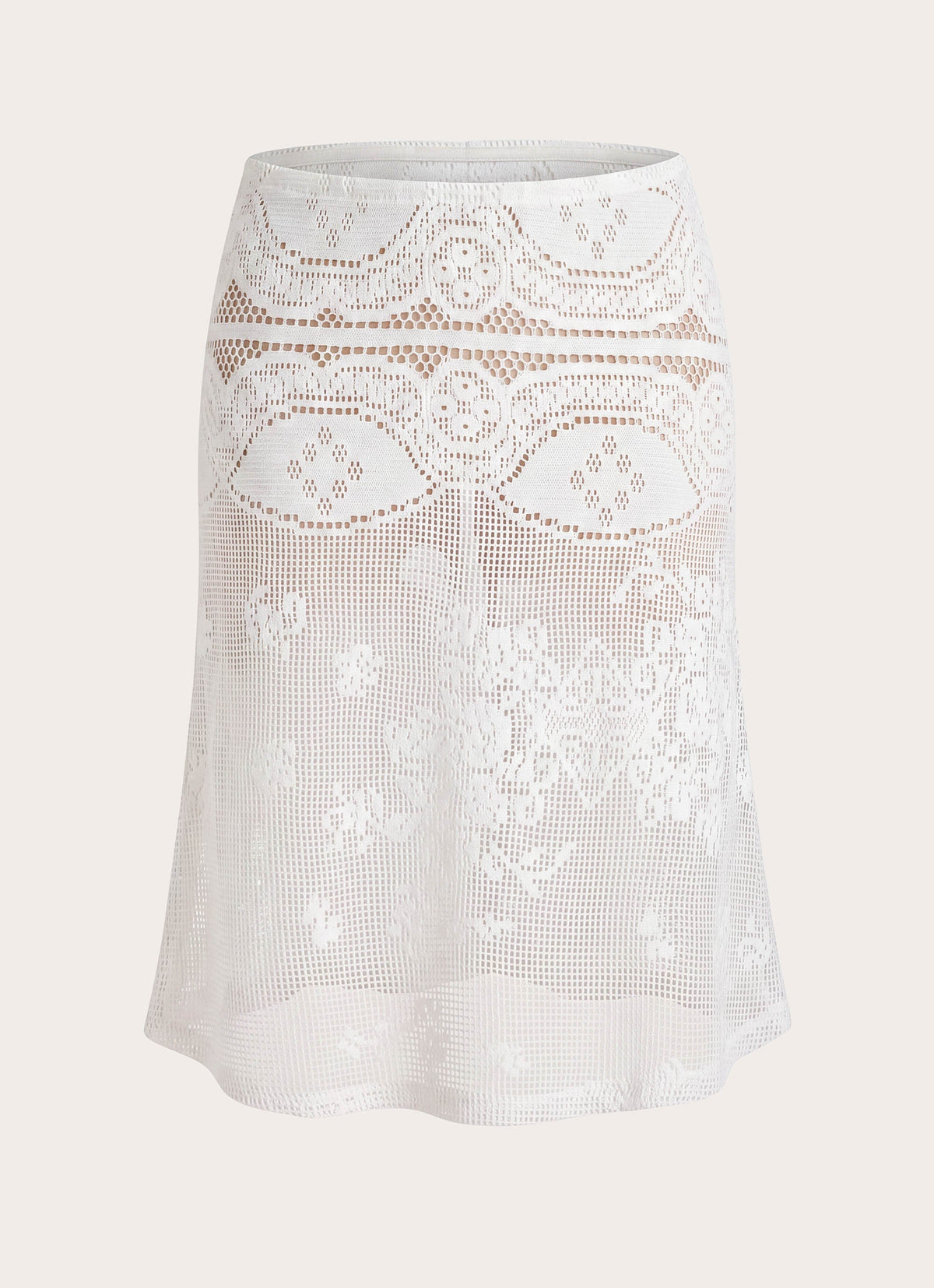 Yanna Midi Skirt - White